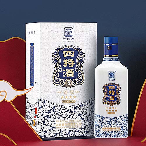 [정품]스터주, 금자4성(四特酒.锦瓷四星) 460ml, 52%Vol