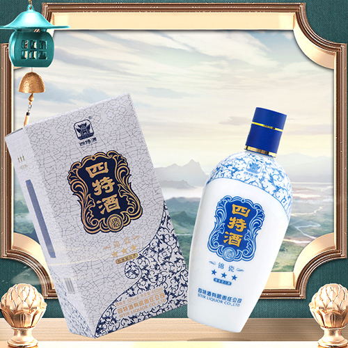 [정품]스터주, 금자3성(四特酒.锦瓷三星) 460ml, 52%Vol