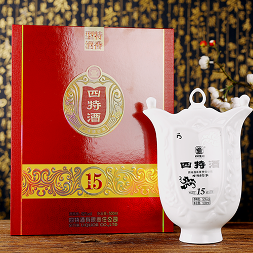 [정품]스터주, 15년진양(四特酒.十五年陈酿) 500ml, 52%Vol
