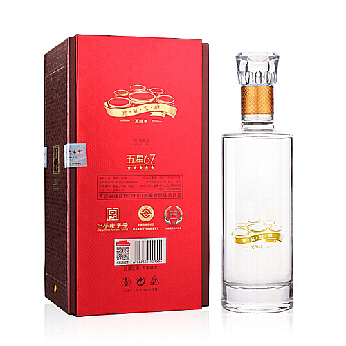[정품]헝쉐이라오바이간. 오성67(衡水老白干,五星67) 500ml, 67%Vol