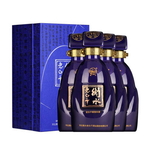 [정품]헝쉐이라오바이간. 고법15(衡水老白干. 古法15) 500ml, 52%vol