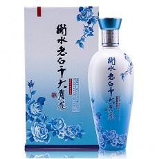 [정품]헝쉐이라오바이간. 대청화(衡水老白干. 大青花) 500ml, 40%vol.
