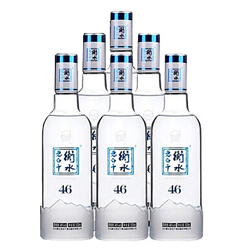 [정품]헝쉐이라오바이간. 빙천(衡水老白干. 冰川) 500ml, 46%vol.