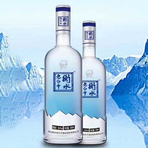 [정품]헝쉐이라오바이간. 빙천(衡水老白干. 冰川) 500ml, 46%vol.