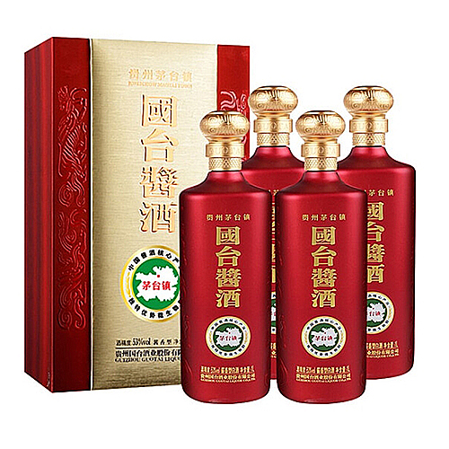 [정품]궈타이. 장주,예합장(国台.酱酒,礼盒装) 1000ml. 53%vol.