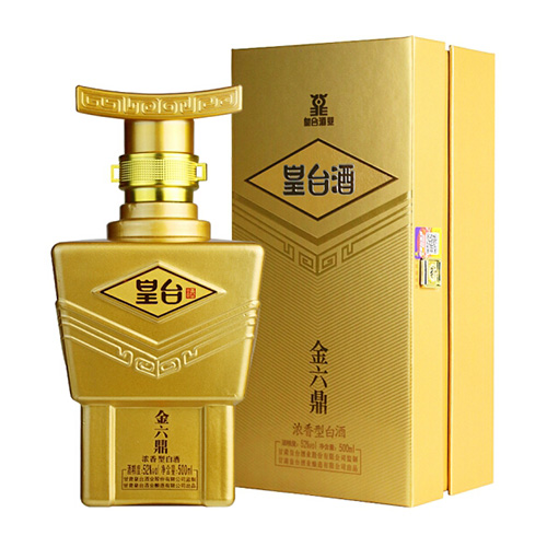 [정품]황타이주. 금육정(皇台酒. 金六鼎) 500ml. 52%vol.