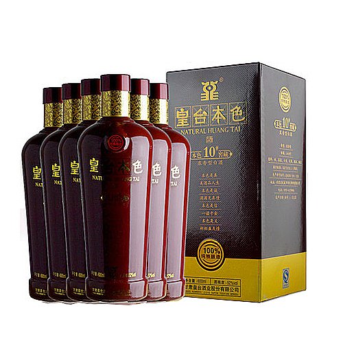 [정품]황타이주. 황태본색10(皇台酒. 皇台本色10) 600ml. 52%vol.