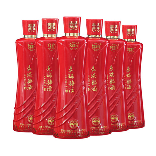 [정품]황타이주. 맥서희주(皇台酒. 麦瑞囍酒) 500ml. 52%vol.