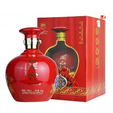 [정품]황타이주. 홍화자(皇台酒. 红花瓷) 500ml. 42%vol.