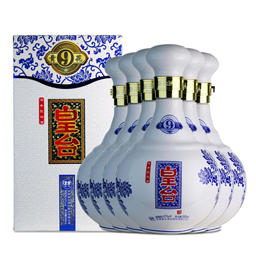 [정품]황타이주. 청화9년(皇台酒. 青花9年) 500ml. 42%vol.