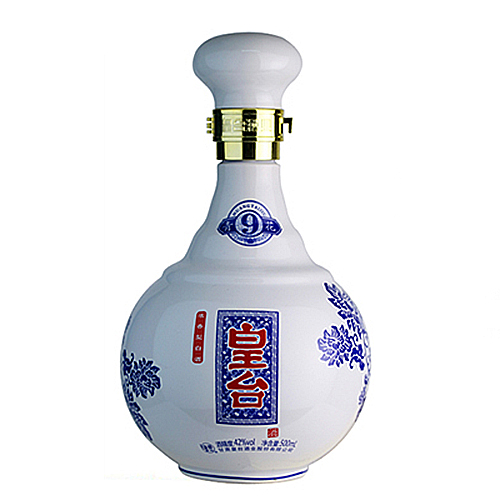 [정품]황타이주. 청화9년(皇台酒. 青花9年) 500ml. 42%vol.
