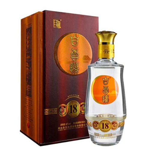 [정품]바이윈볜. 십팔년진양(白云边.十八年陈酿) 500ml. 42%vol.