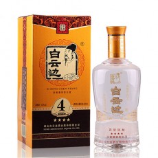 [정품]바이윈볜. 사성진양(白云边.四星陈酿) 500ml. 42% & 53%vol.