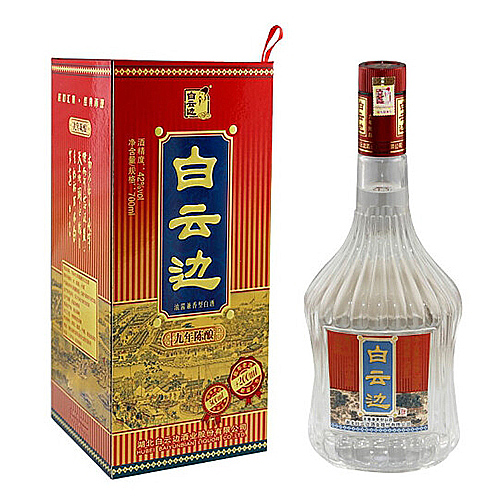 [정품]바이윈볜. 9년 진양(白云边.九年陈酿) 700ml. 42%vol.