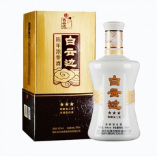 [정품]바이윈볜. 진양,금3성(白云边. 陈酿金三星) 500ml. 45%vol.
