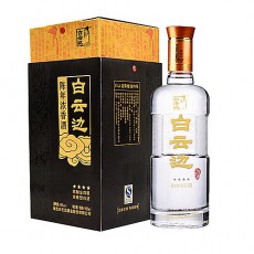 [정품]바이윈볜. 진양,금4성(白云边. 陈酿金四星) 500ml. 45%vol.