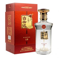 [정품]바이윈볜. 오성진장(白云边.五星陈藏) 500ml. 45% .