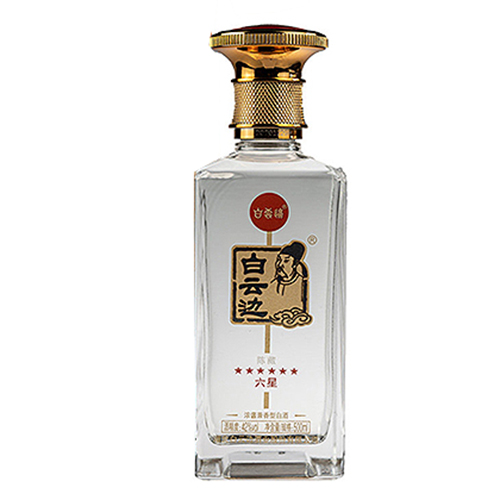 [정품]바이윈볜. 육성진장(白云边.六星陈藏) 500ml. 42% .