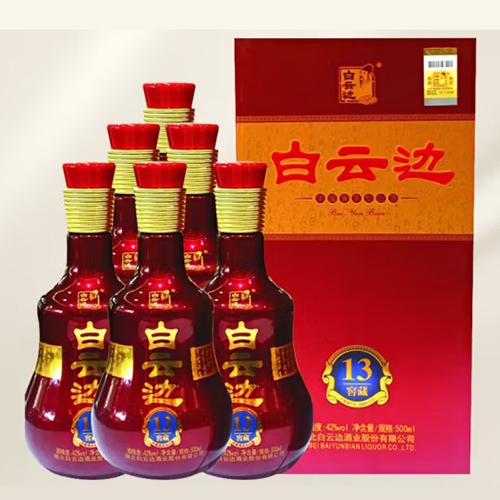 [정품]바이윈볜. 13교장(白云边.13窖藏) 500ml. 42% .