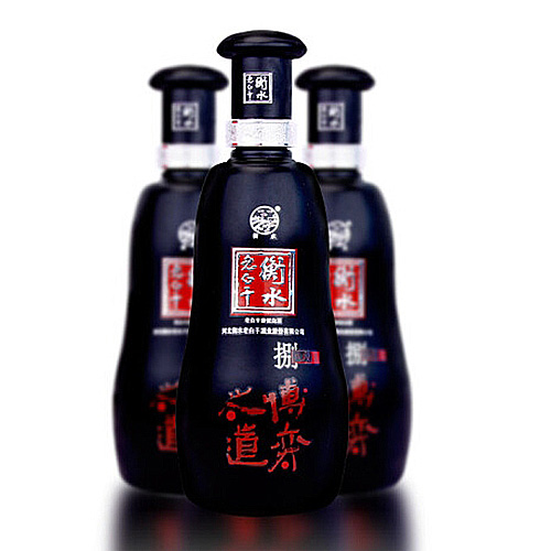 [정품]헝쉐이라오바이간. 박혁지도8단(衡水老白干. 博弈之道八段 ) 500ml, 38%vol.