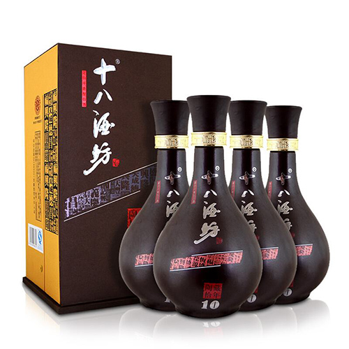 [정품]헝쉐이라오바이간. 18주방,도장10(衡水老白干. 十八酒坊,陶藏10) 480ml, 38.8%vol.