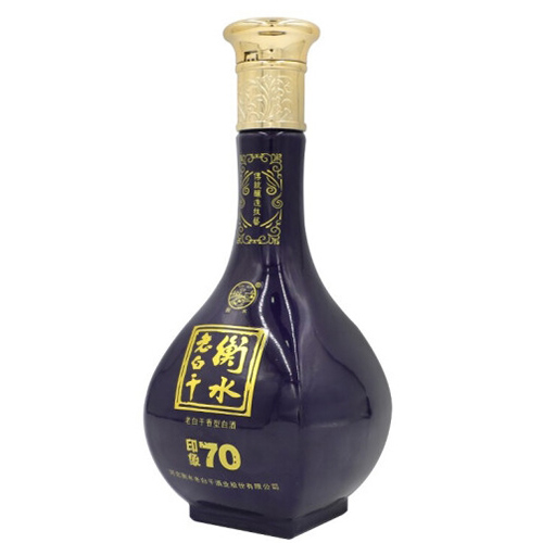 [정품]헝쉐이라오바이간. 인상70(衡水老白干. 印象70) 500ml, 50%vol.