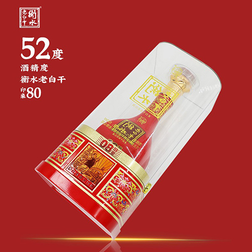 [정품]헝쉐이라오바이간. 인상80(衡水老白干. 印象80) 500ml, 52%vol.