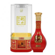 [정품]헝쉐이라오바이간. 인상80(衡水老白干. 印象80) 500ml, 52%vol.