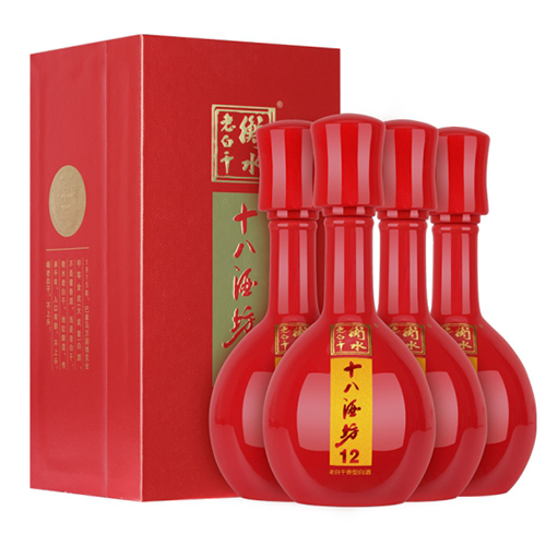 [정품]헝쉐이라오바이간. 18주방,도장12(衡水老白干. 十八酒坊,陶藏12) 480ml, 39%vol.