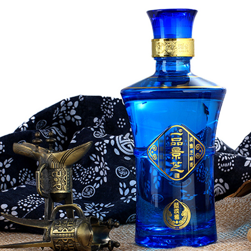 [정품]징즈주.일품경지,람담아(景芝酒.一品景芝,蓝淡雅) 500ml, 52%vol.