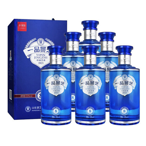 [정품]징즈주.일품경지,지향8(景芝酒.一品景芝,芝香8) 500ml, 52%vol.