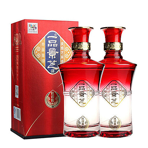 [정품]징즈주.일품경지,홍담아(景芝酒.一品景芝,红淡雅) 500ml, 52%vol.