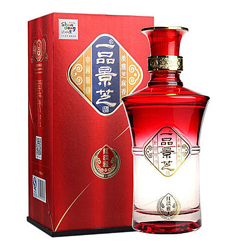 [정품]징즈주.일품경지,홍담아(景芝酒.一品景芝,红淡雅) 500ml, 52%vol.