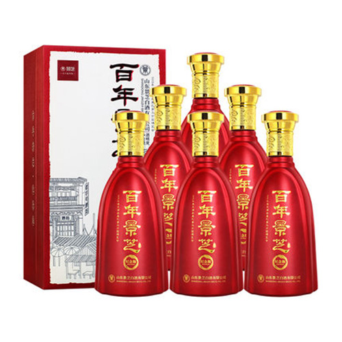 [정품]징즈주.백년경지,1915기념판(景芝酒.百年景芝,1915纪念版) 500ml, 52%vol.