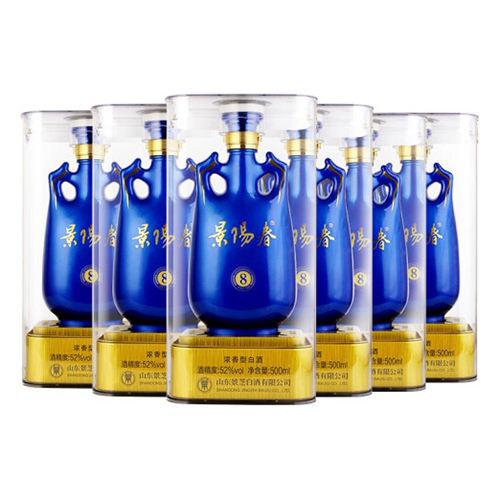 [정품]징즈주. 경양춘8(景芝酒.景阳春8) 500ml, 52%vol.