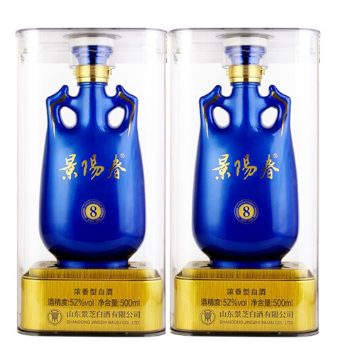 [정품]징즈주. 경양춘8(景芝酒.景阳春8) 500ml, 52%vol.