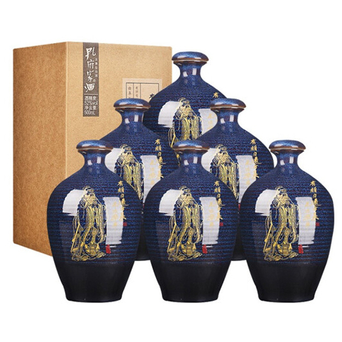 [정품]콩푸쟈주. 채도(孔府家酒. 彩陶) 500ml, 52%vol.