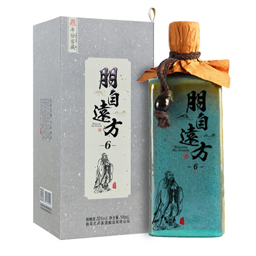 [정품]콩푸쟈주. 붕자원방6(孔府家酒. 朋自远方6) 500ml, 52%vol.