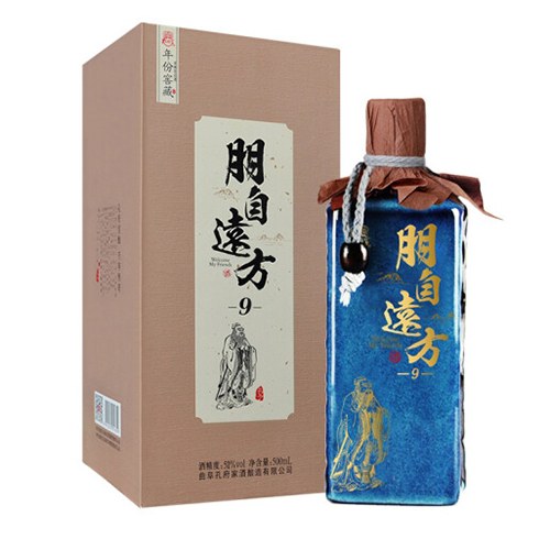 [정품]콩푸쟈주. 붕자원방9(孔府家酒. 朋自远方9) 500ml, 52%vol.