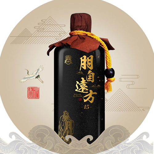 [정품]콩푸쟈주(孔府家酒) 붕자원방15(朋自远方15) 500ml, 52%vol.