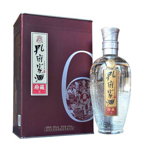 [정품]콩푸쟈주. 부장6(孔府家酒. 府藏六) 475ml, 36%vol.