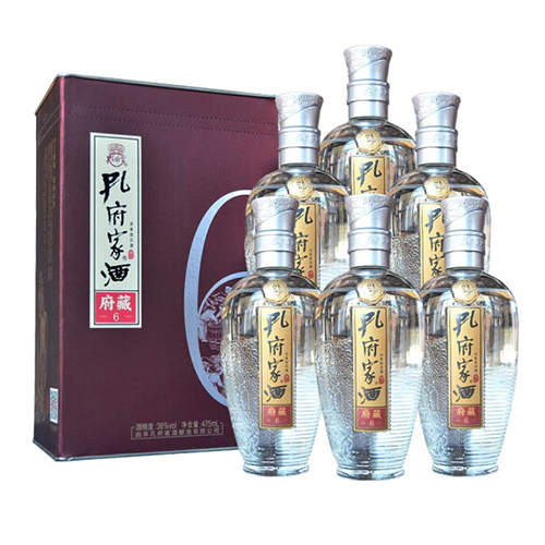[정품]콩푸쟈주. 부장6(孔府家酒. 府藏六) 475ml, 36%vol.