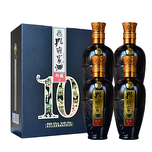 [정품]콩푸쟈주(孔府家酒). 부장10(府藏十) 475ml, 52%vol.