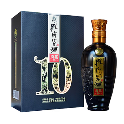 [정품]콩푸쟈주(孔府家酒). 부장10(府藏十) 475ml, 52%vol.