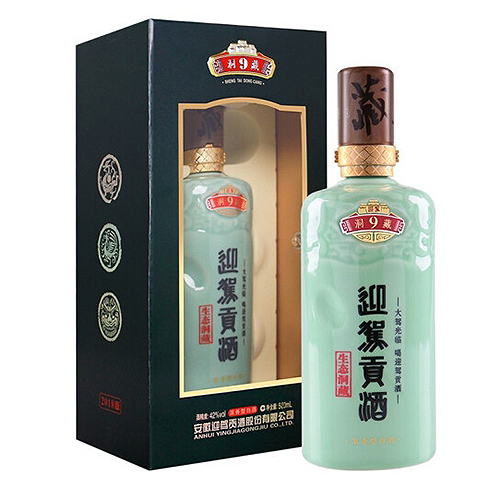 [정품]잉쟈꿍주. 생태동장9(迎驾贡酒. 生态洞藏9) 520ml, 42%vol.