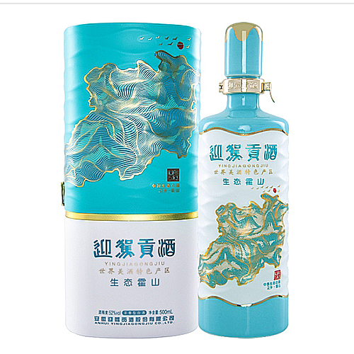 [정품]잉쟈꿍주. 생태곽산(迎驾贡酒. 生态霍山) 500ml, 52%vol.