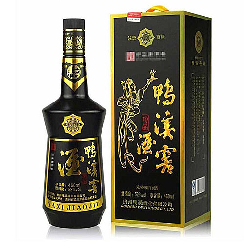 [정품]야시자오주. 진품흑금판(鸭溪窖酒. 珍品黑金版) 460ml, 52%Vol