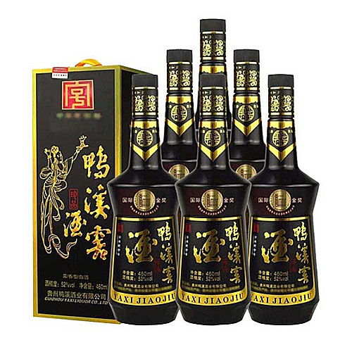 [정품]야시자오주. 진품흑금판(鸭溪窖酒. 珍品黑金版) 460ml, 52%Vol