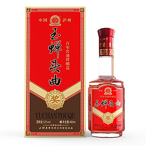 [정품]루저우위찬. 옥선두곡(泸州玉蝉.玉蝉头曲) 480ml, 52%Vol