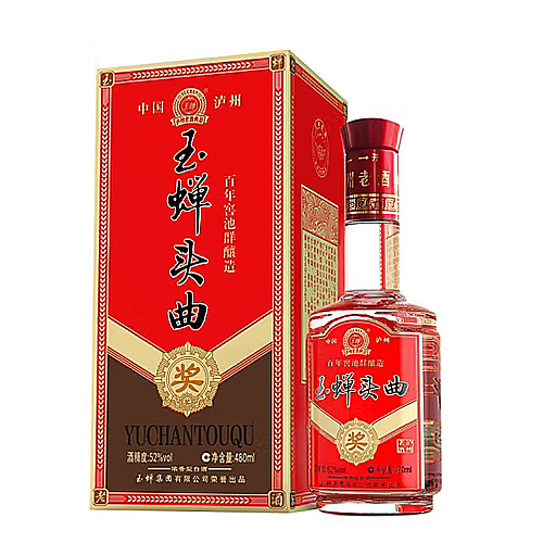 [정품]루저우위찬. 옥선두곡(泸州玉蝉.玉蝉头曲) 480ml, 52%Vol